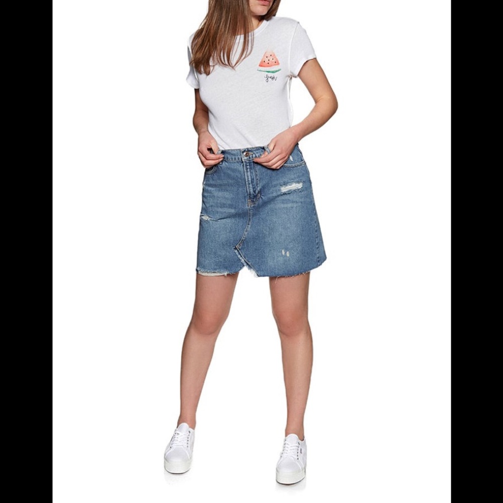 Free People Denim Skirt